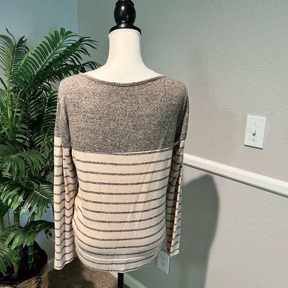 Stitch Fix Pink Clover Striped Pullover - Picture 5 of 5